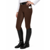 Rovadik Horse Riding Breeches with Sillicone - Better Grip - Comfortable and Four-Way Stretchable Fabric- Suitable for Horse Riders- Unisex Breeches for Both Men and Women (Dark Brown) - Thumbnail Image 1