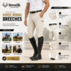 Rovadik Horse Riding Breeches with Silicone - Better Grip - Anti Slip-Comfortable and Four-Way Stretchable Fabric- Suitable for Horse Riders-for Men (Beige) - Thumbnail Image 4