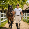 Rovadik Horse Riding Breeches with Silicone - Better Grip - Anti Slip-Comfortable and Four-Way Stretchable Fabric- Suitable for Horse Riders-for Men (Beige) - Thumbnail Image 2