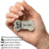 Rovadik HANDMADE Customized Pet ID Tag Personalize Black Engraved Name Collar Tag with Breed face for Your Loving Pet Dog, Cat, Puppy, Horse Classic Bone Shape Large - Thumbnail Image 4